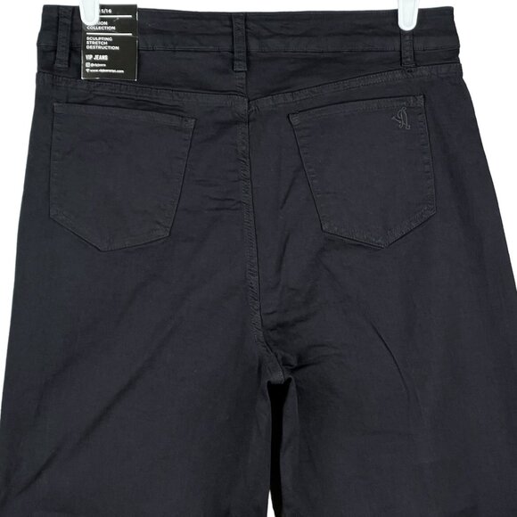 NWT VIP JEANS Womens Black Pants Size 15/16 Sculpting Boot Cut Stretch High Rise - Picture 4 of 10